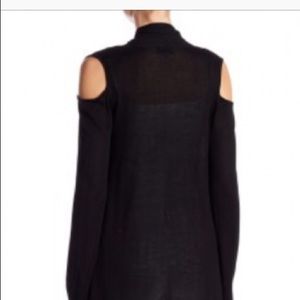 Joseph A Long Sleeve Cold Shoulder Cardigan